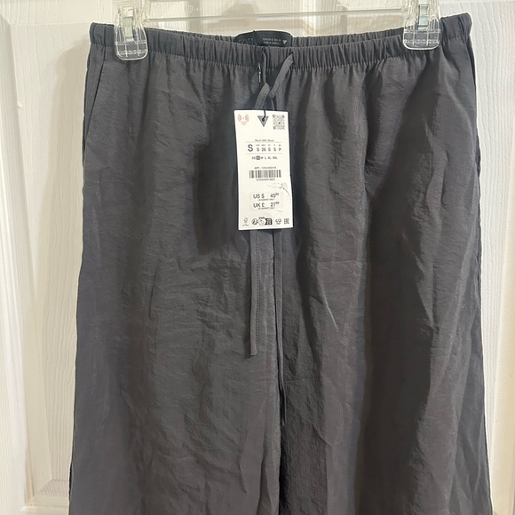 NWT Zara Gray Palazzo Pants - Picture 3 of 4